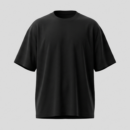 Elossette Essential Oversized Black Tee