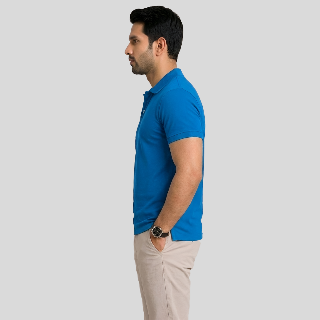 Elossette Premium Polo Shirt for Men | Classic Fit Cotton Polo