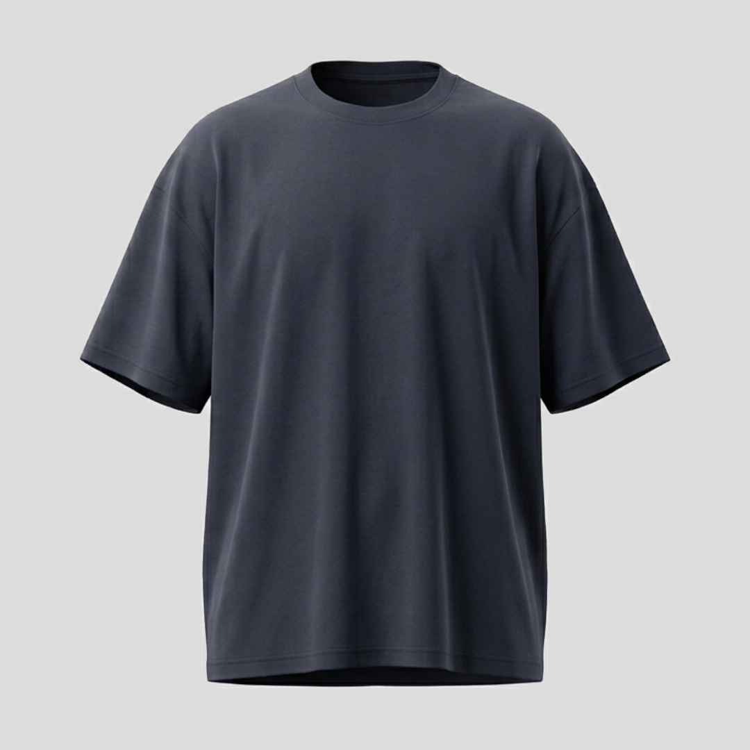 Elossette Essential Oversized Black Tee