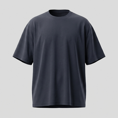 Elossette Essential Oversized Black Tee