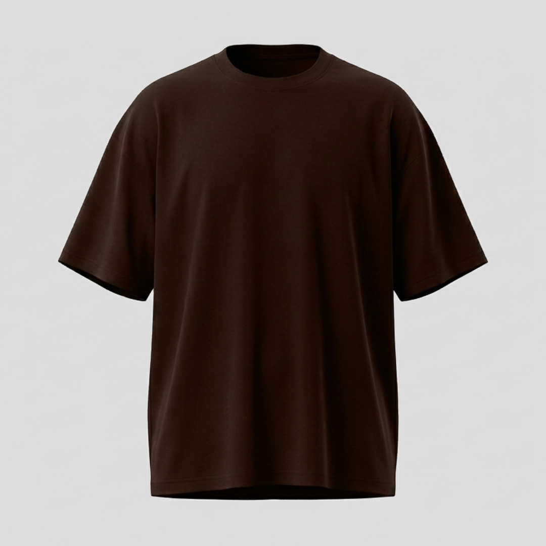 Elossette Essential Oversized Black Tee