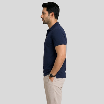 Elossette Premium Polo Shirt for Men | Classic Fit Cotton Polo