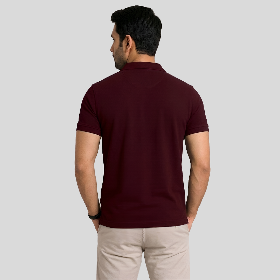 Elossette Premium Polo Shirt for Men | Classic Fit Cotton Polo