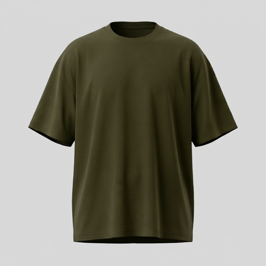Elossette Essential Oversized Black Tee