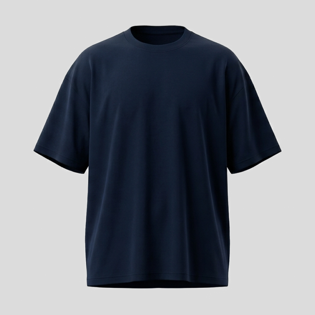 Elossette Essential Oversized Black Tee
