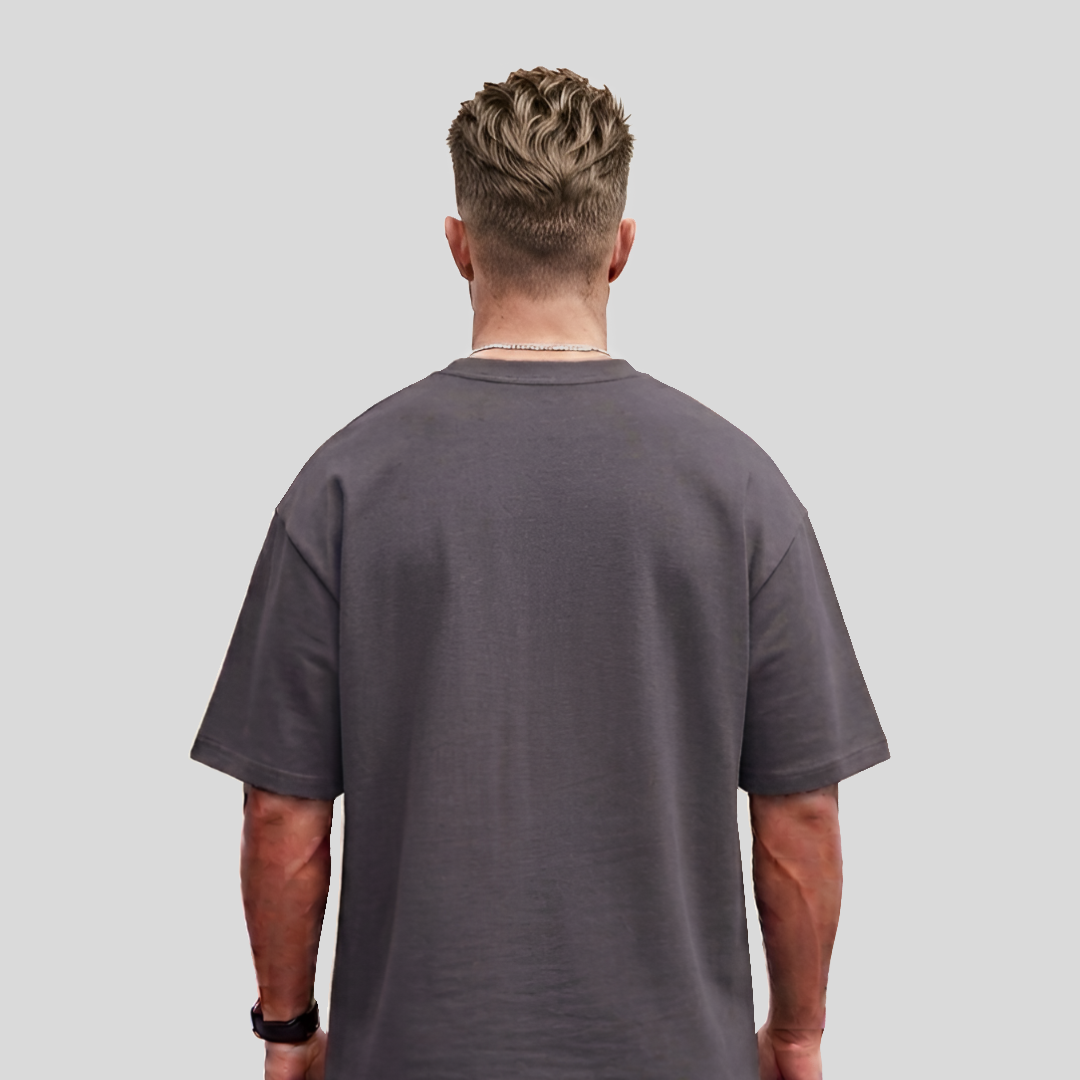 Elossette Essential Oversized Black Tee