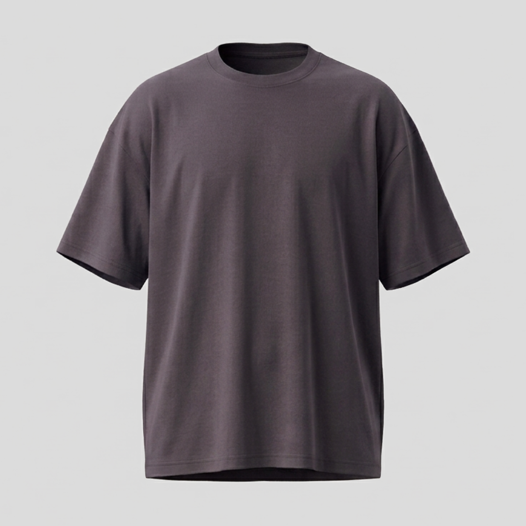 Elossette Essential Oversized Black Tee