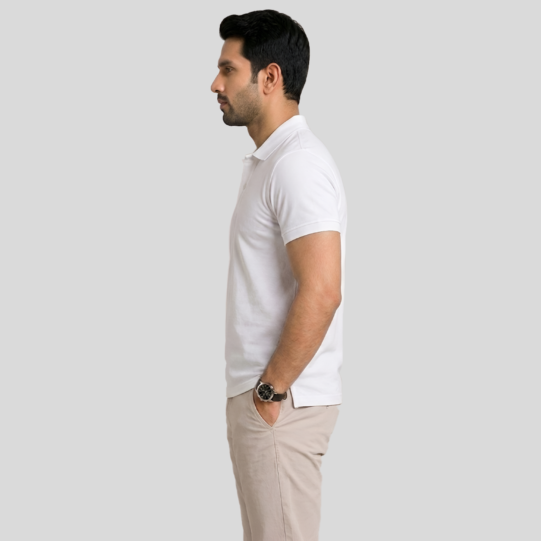 Elossette Premium Polo Shirt for Men | Classic Fit Cotton Polo